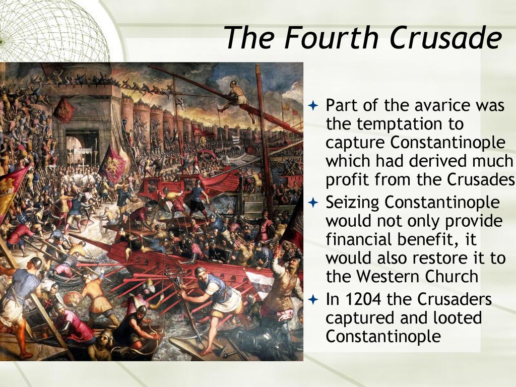 who benefited from the crusades