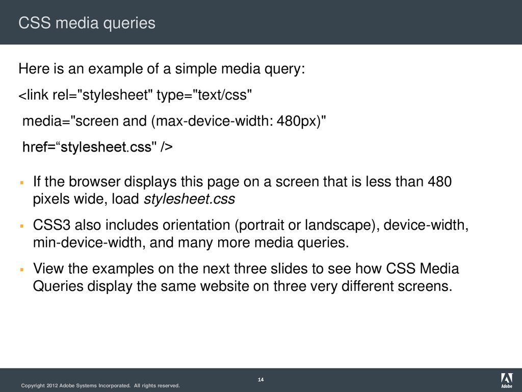 WEB DESIGN FOR MULTIPLE SCREENS - ppt download