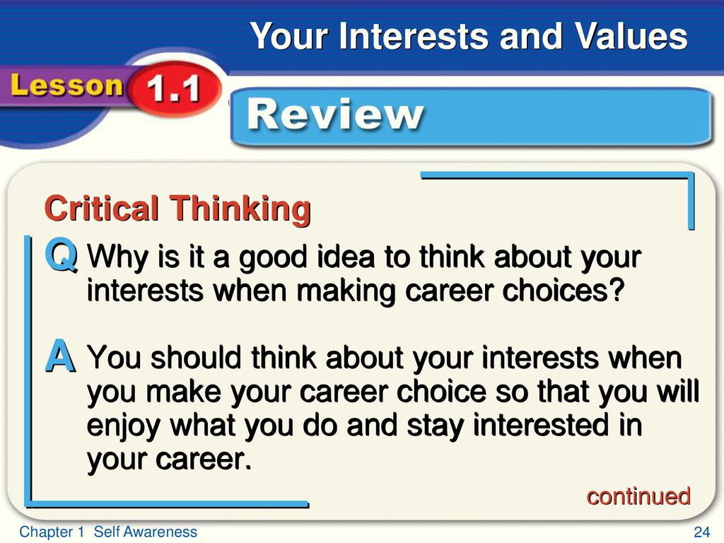 Critical Thinking Review