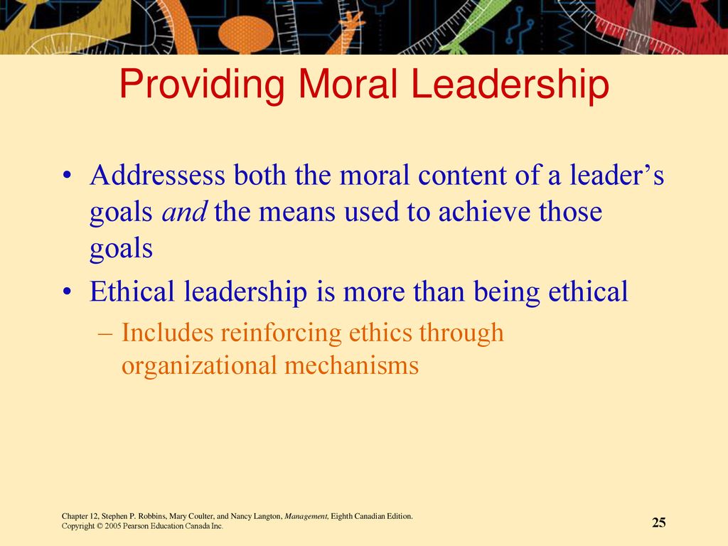 Providing Moral Leadership