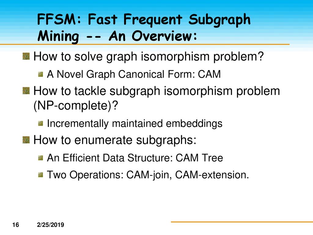 Mining frequent subgraphs ppt download