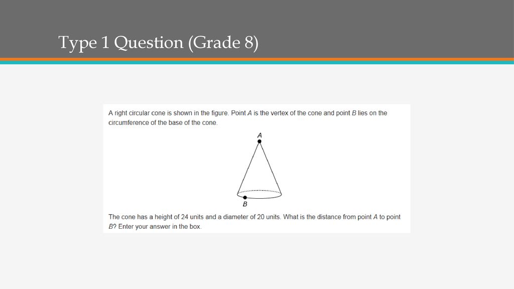 Type 1 Question (Grade 8)
