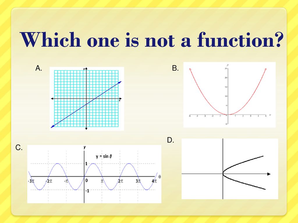 Which one is not a function