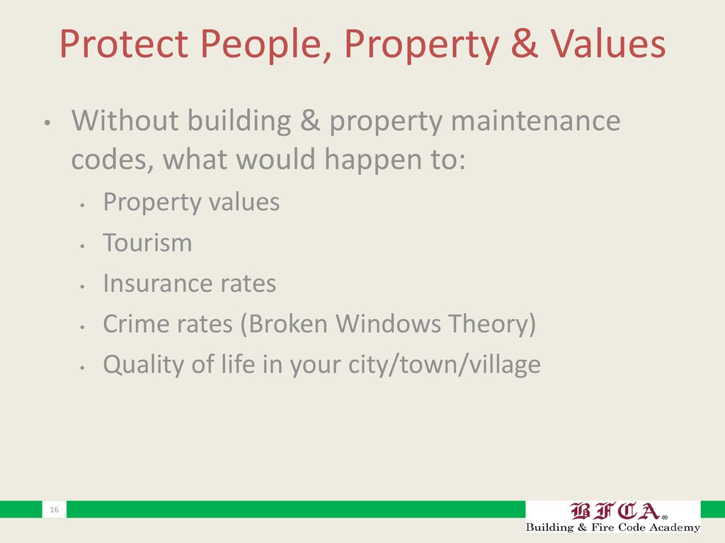 Protect People, Property & Values