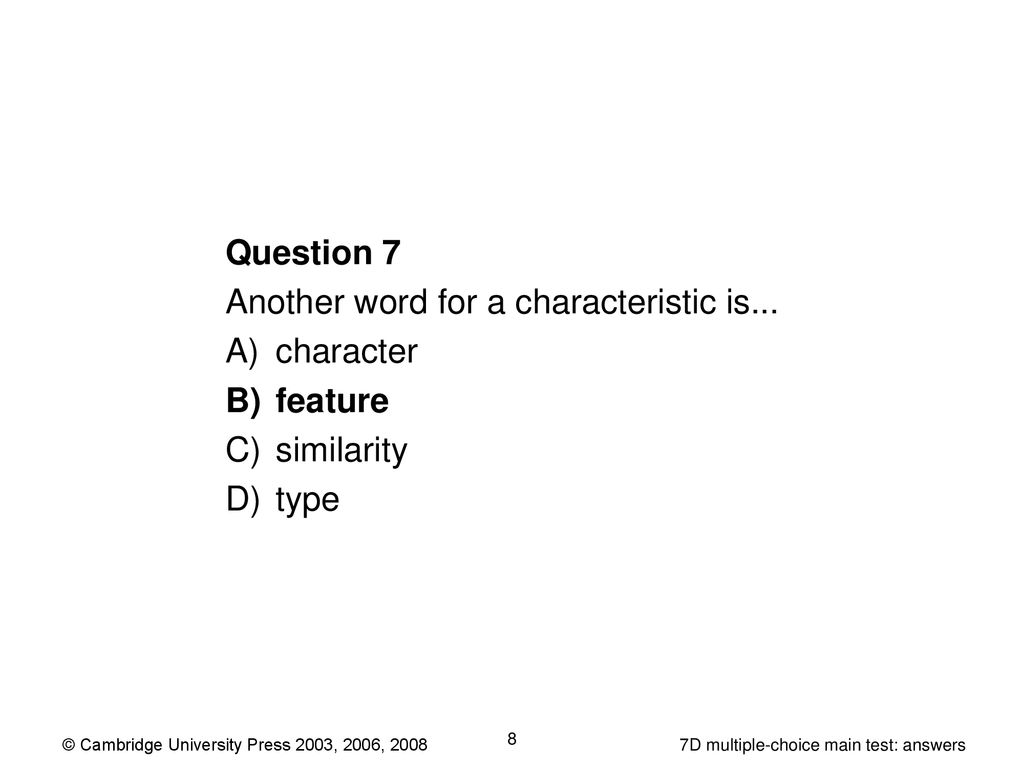 7A multiplechoice extension test answers ppt download