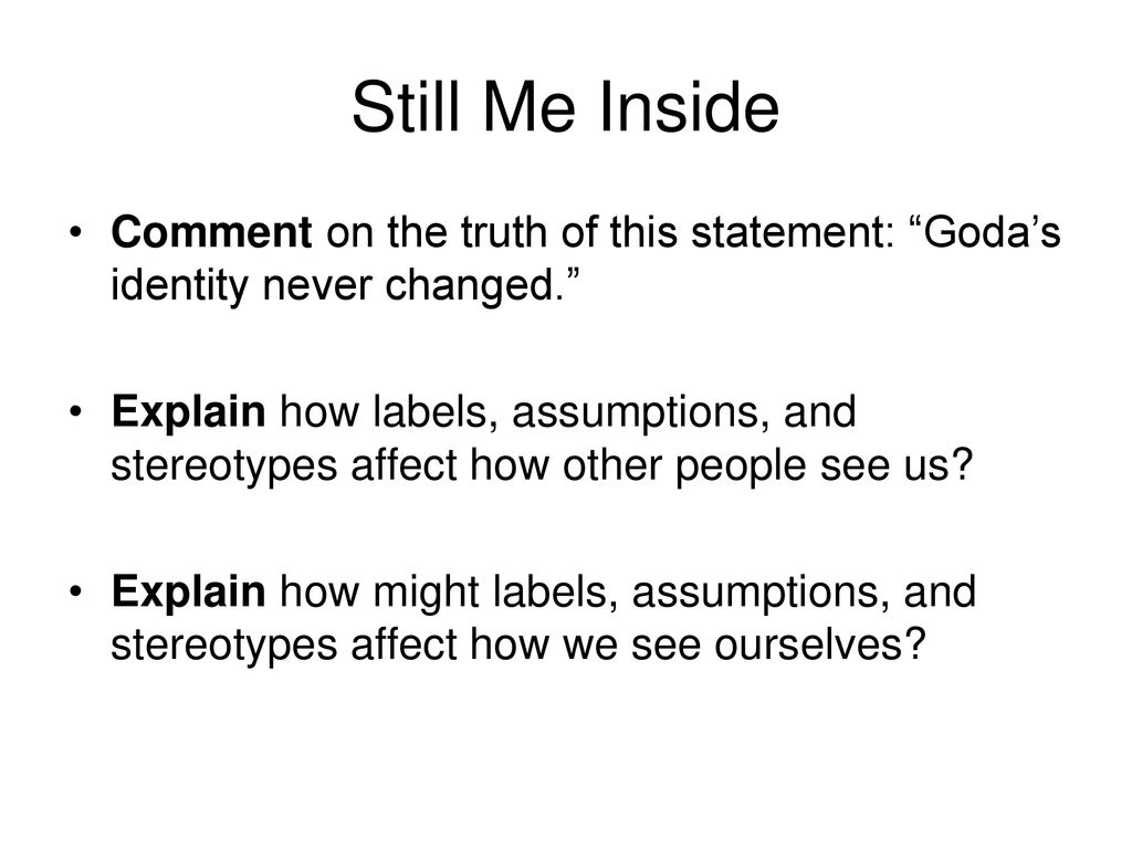 Labels and Identity 12/12/ ppt download