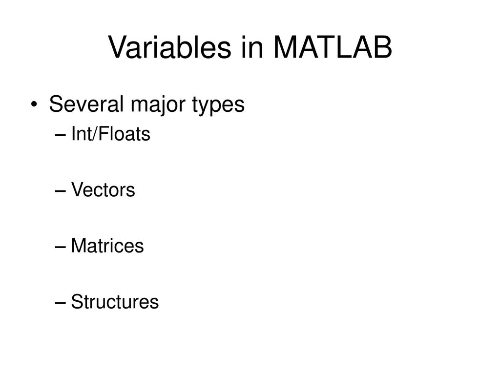 Introduction to MATLAB - ppt download