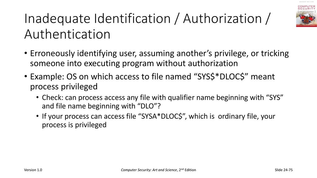 Inadequate Identification / Authorization / Authentication