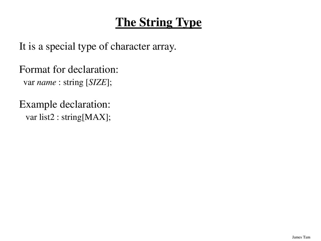 Arrays In this section of notes you will be introduced to a homogeneous ...