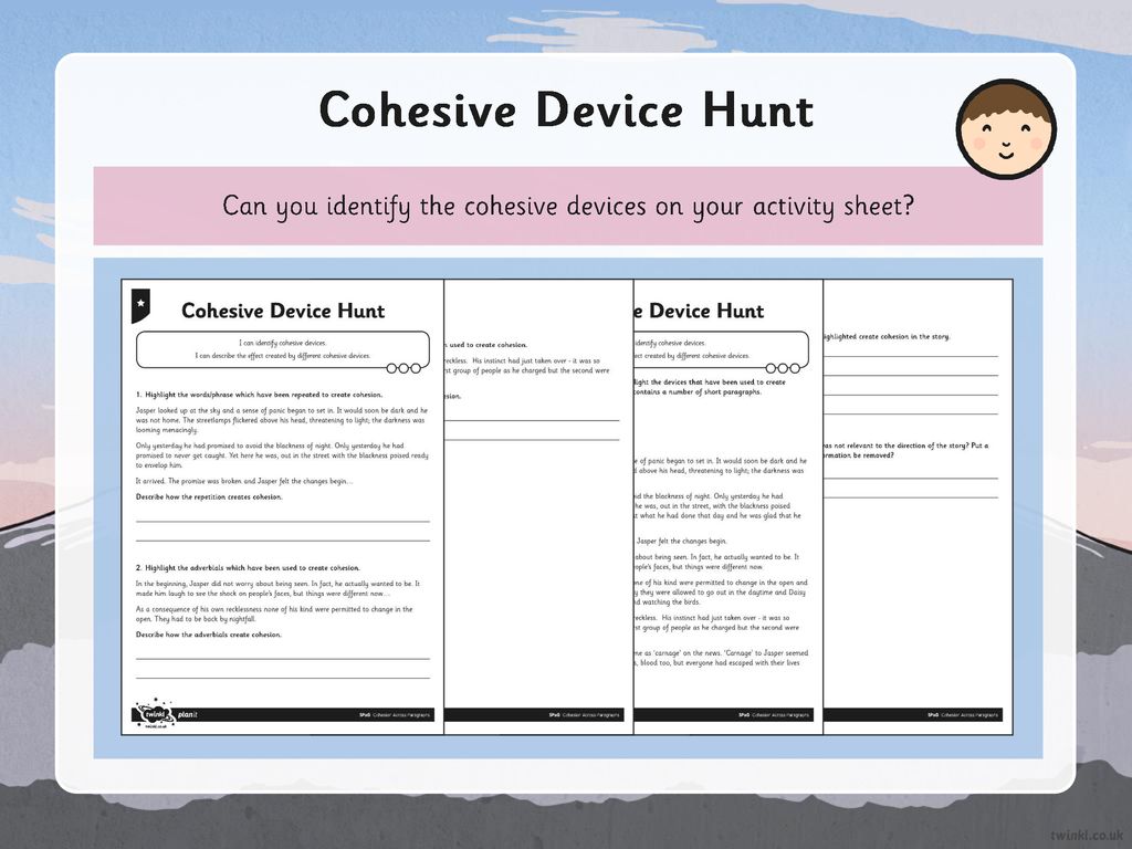 Cohesive devices