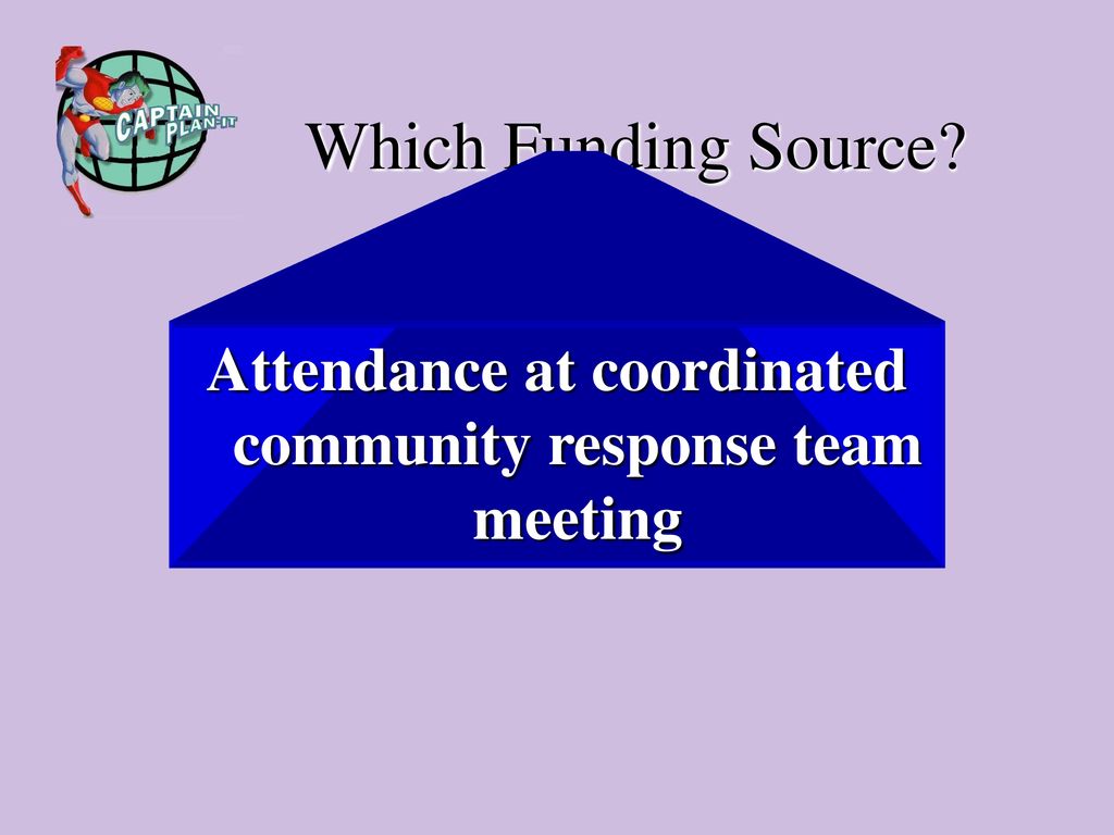 Attendance at coordinated community response team meeting