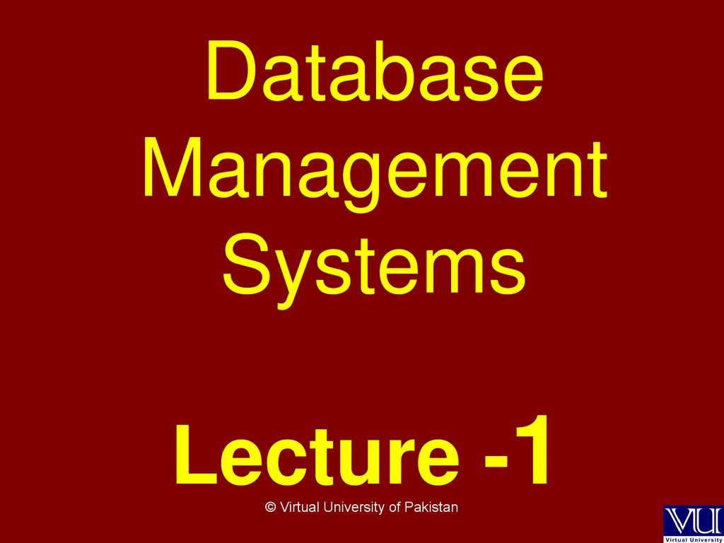 © Virtual University of Pakistan - ppt download
