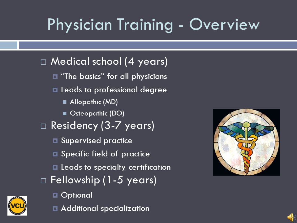 Physician Training - Overview