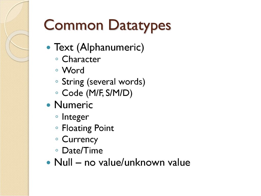 Introduction to Databases & SQL - ppt download