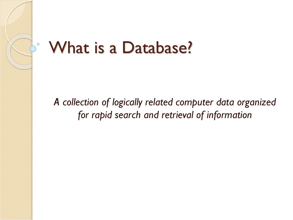 Introduction to databases sql ppt download