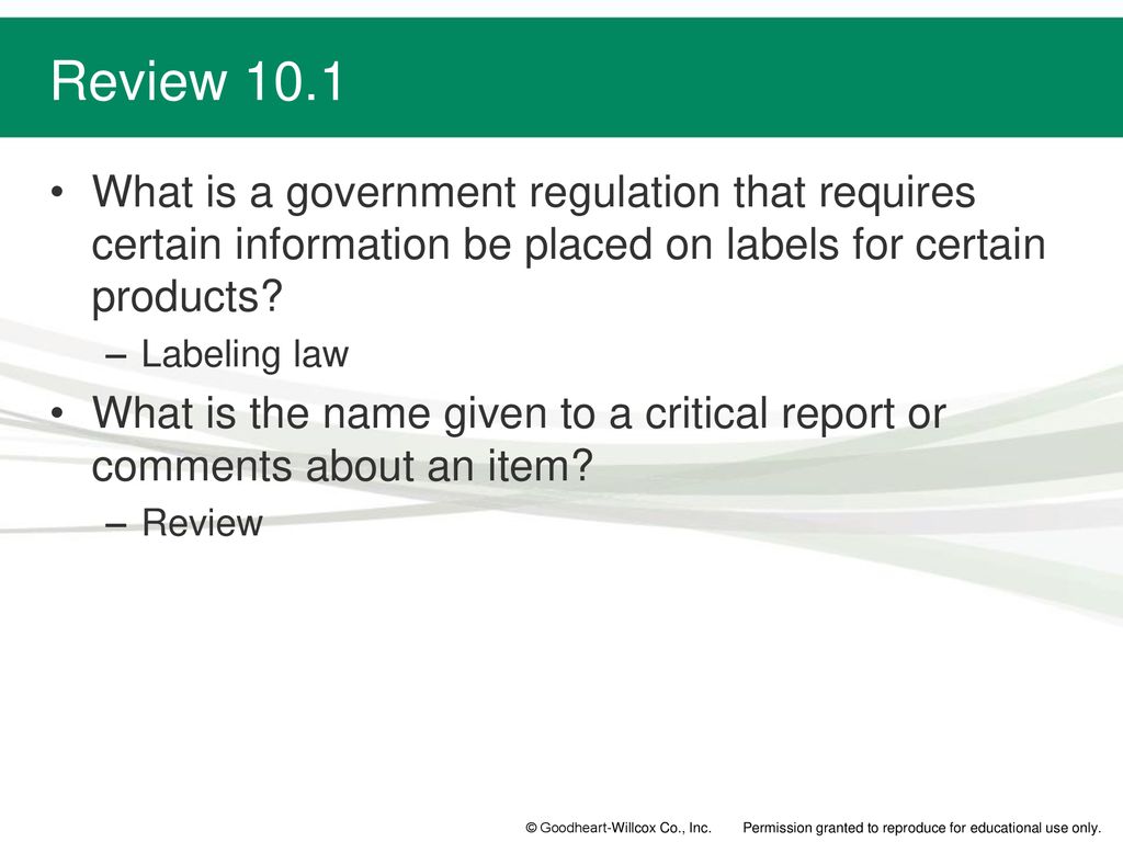 Chapter 10 Consumer Power Chapter 10 Consumer Power ppt download