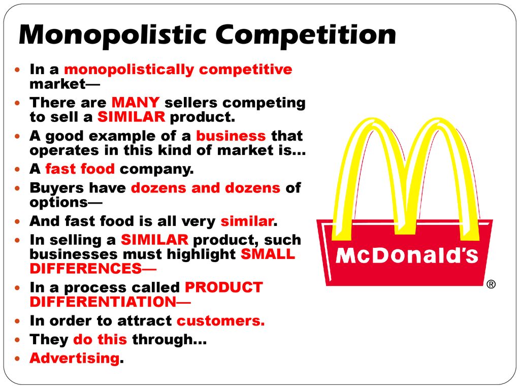 Kinds of competition. Types of Competition. Monopolistic Competition. Monopolistic Market Competition. Market structure and Competition.