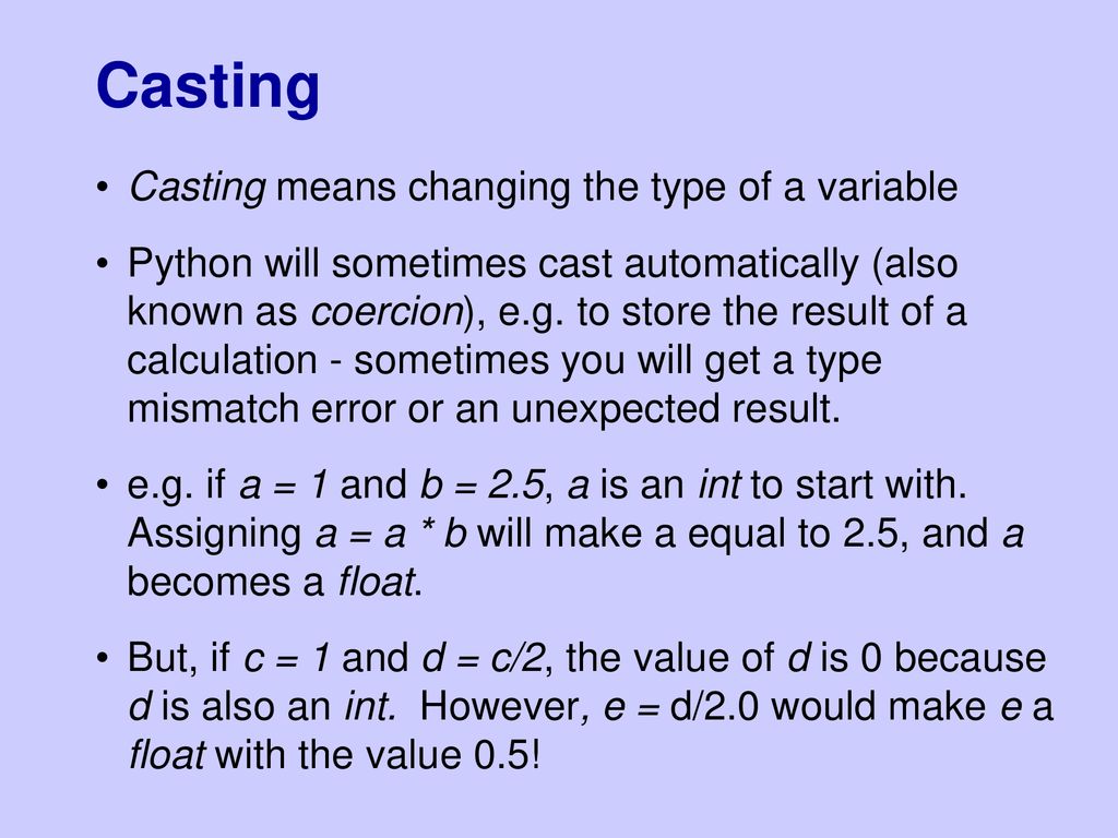 Variables In today’s lesson we will look at: what a variable is - ppt ...