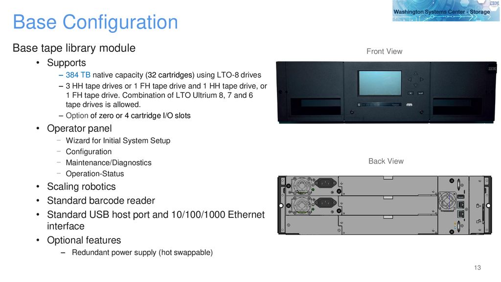 IBM TS4300 Tape Library Product Guide Lenovo Press
