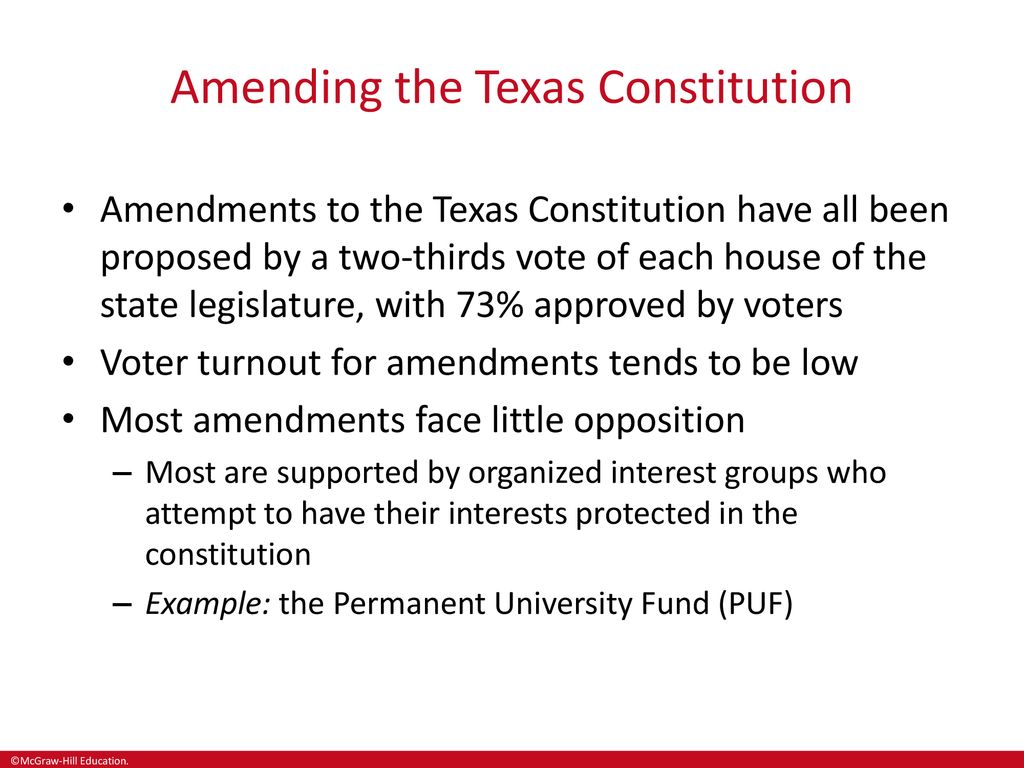 The Texas State Constitution and the American Federal System ppt download
