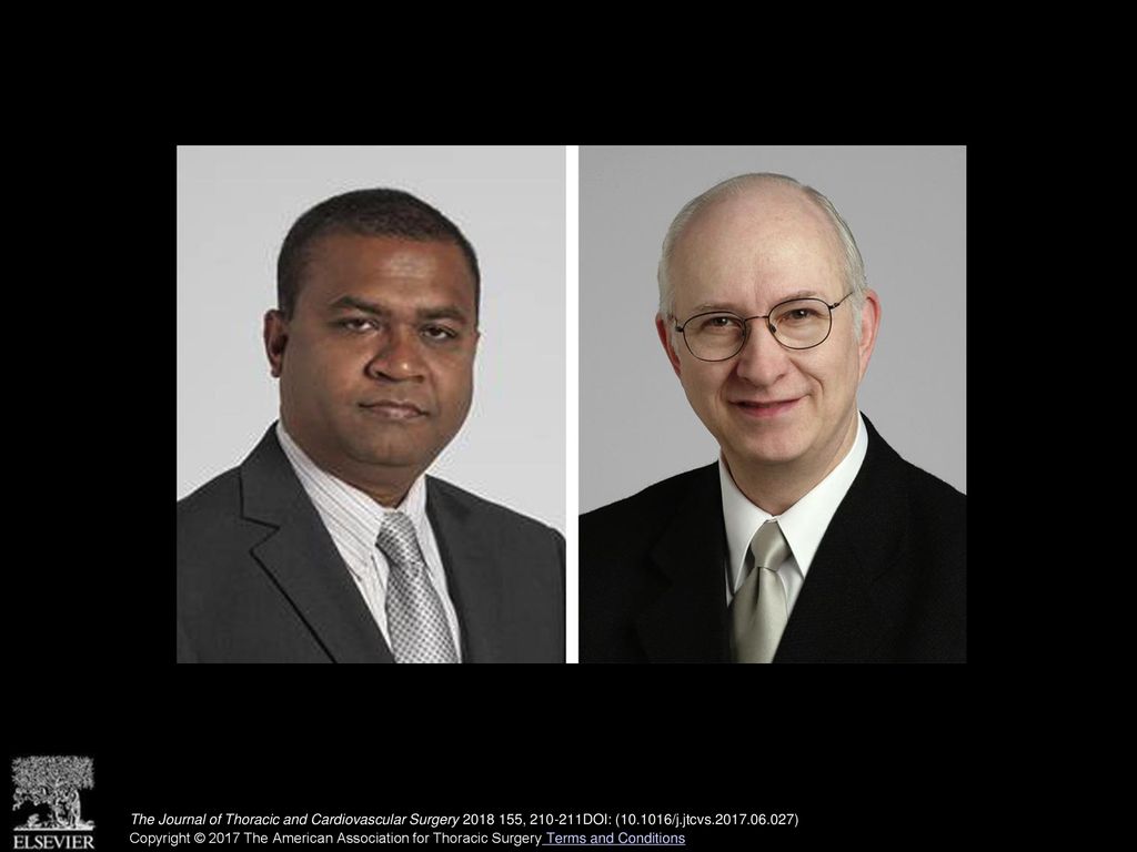 Jeevanantham Rajeswaran, PhD, and Eugene H. Blackstone, MD
