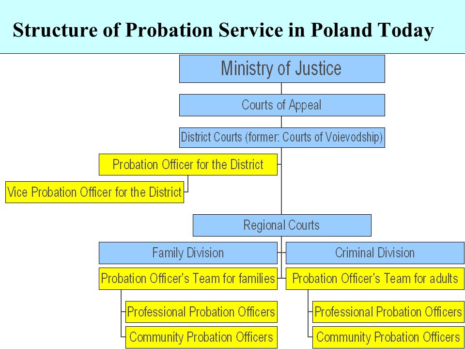 Structure of Probation Service in Poland Today