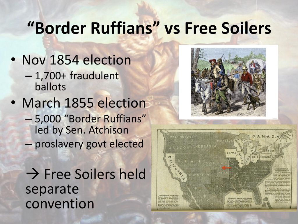 Border Ruffians vs Free Soilers