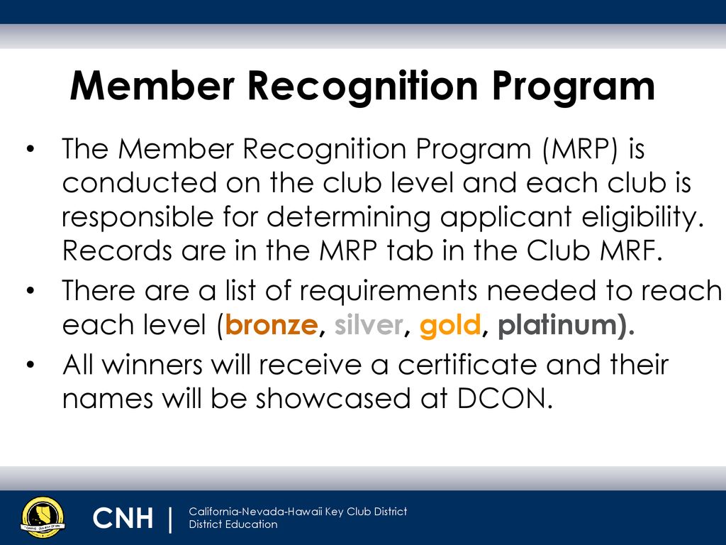 Member Recognition And Contests - Ppt Download