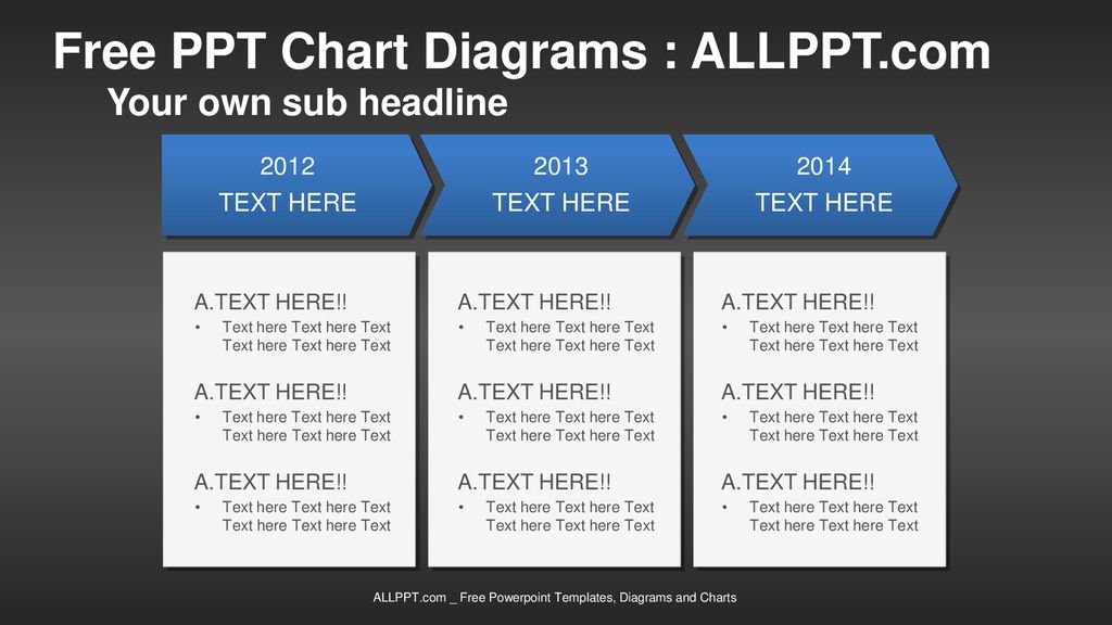 Free PPT Chart Diagrams : ALLPPT.com