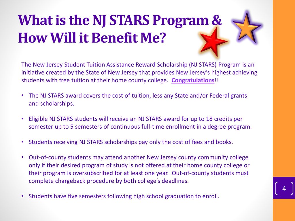 How to a Certified NJ STARS Student at Bergen Community College