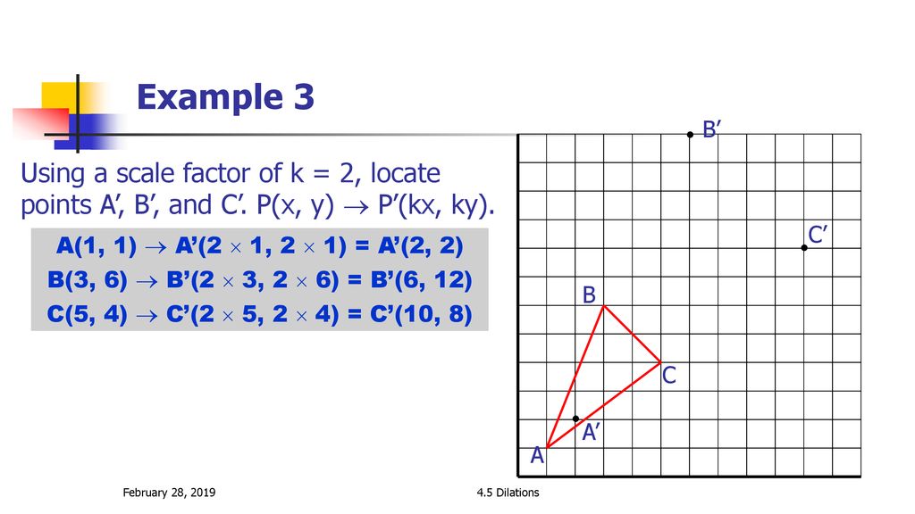 Geometry 4 5 Dilations Ppt Download