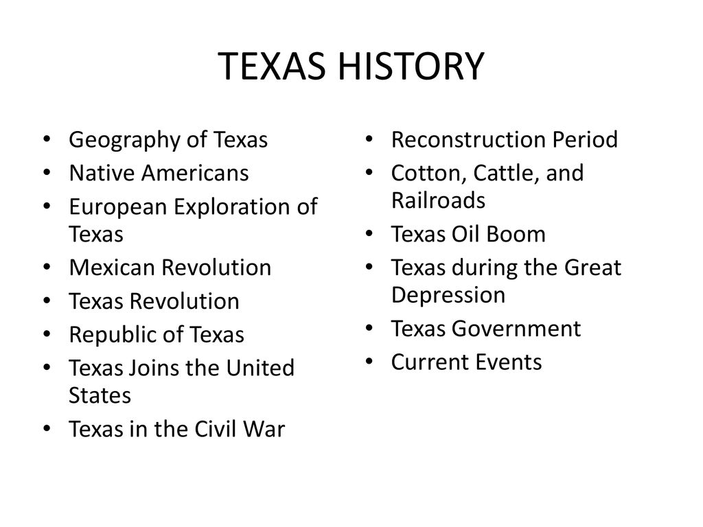 Mr. Stefka TEXAS HISTORY ROOM: ppt download