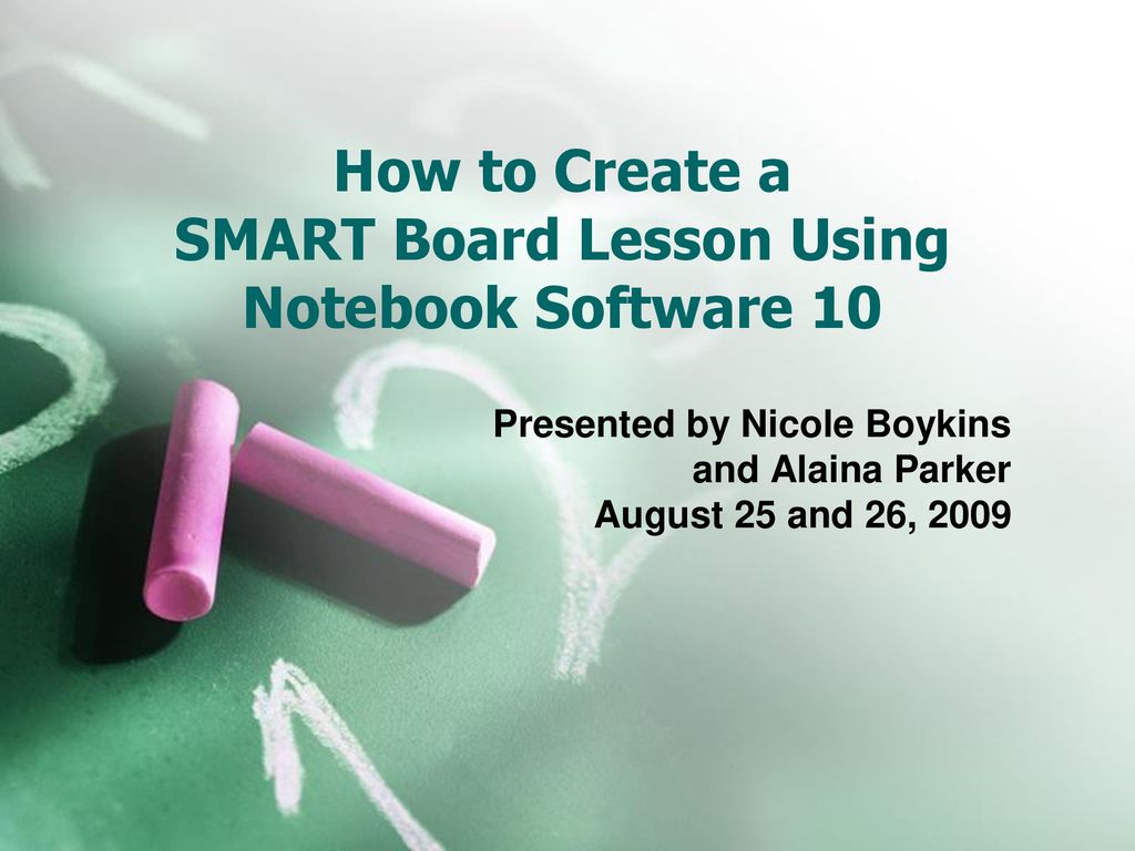 How to Create a SMART Board Lesson Using Notebook Software 10