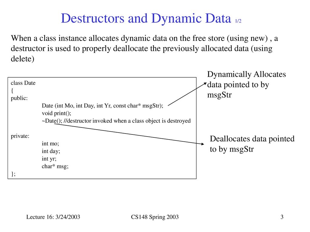 CS148 Introduction to Programming II - ppt download