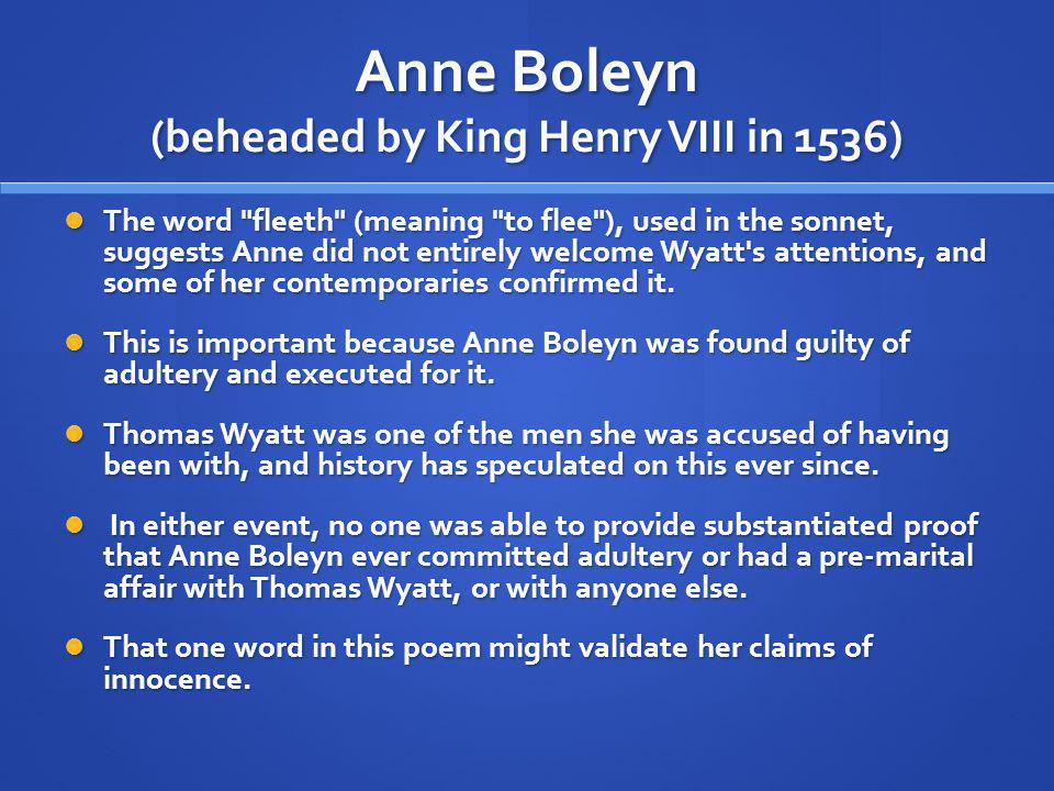 Anne Boleyn (beheaded by King Henry VIII in 1536)