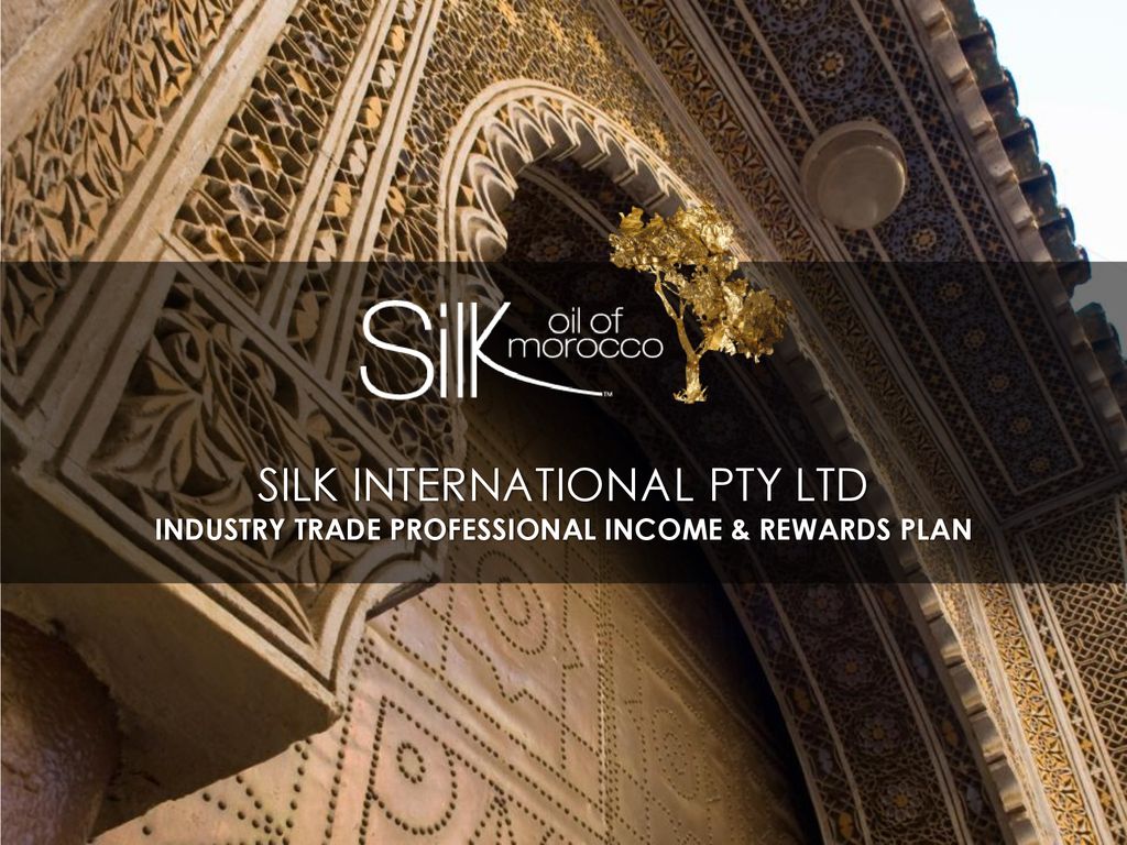 INDUSTRY TRADE PROFESSIONAL INCOME & REWARDS PLAN
