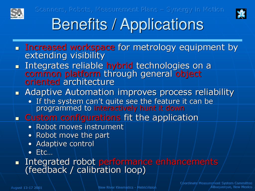 Benefits / Applications