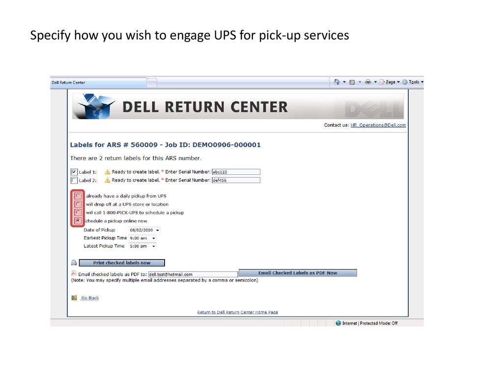 Dell Asset Return Important Facts - ppt download