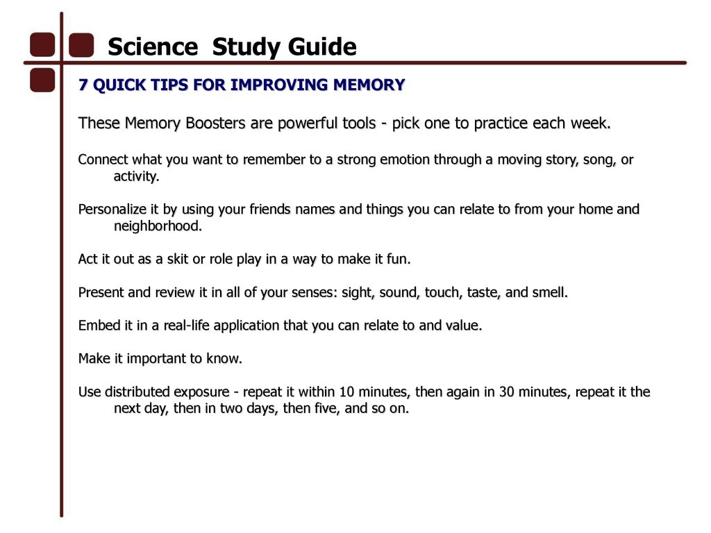 7 Tips for Studying Science