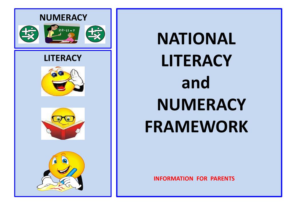 NATIONAL LITERACY and NUMERACY FRAMEWORK NUMERACY LITERACY ppt download