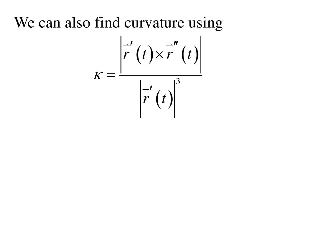 Arc Length and Curvature - ppt download