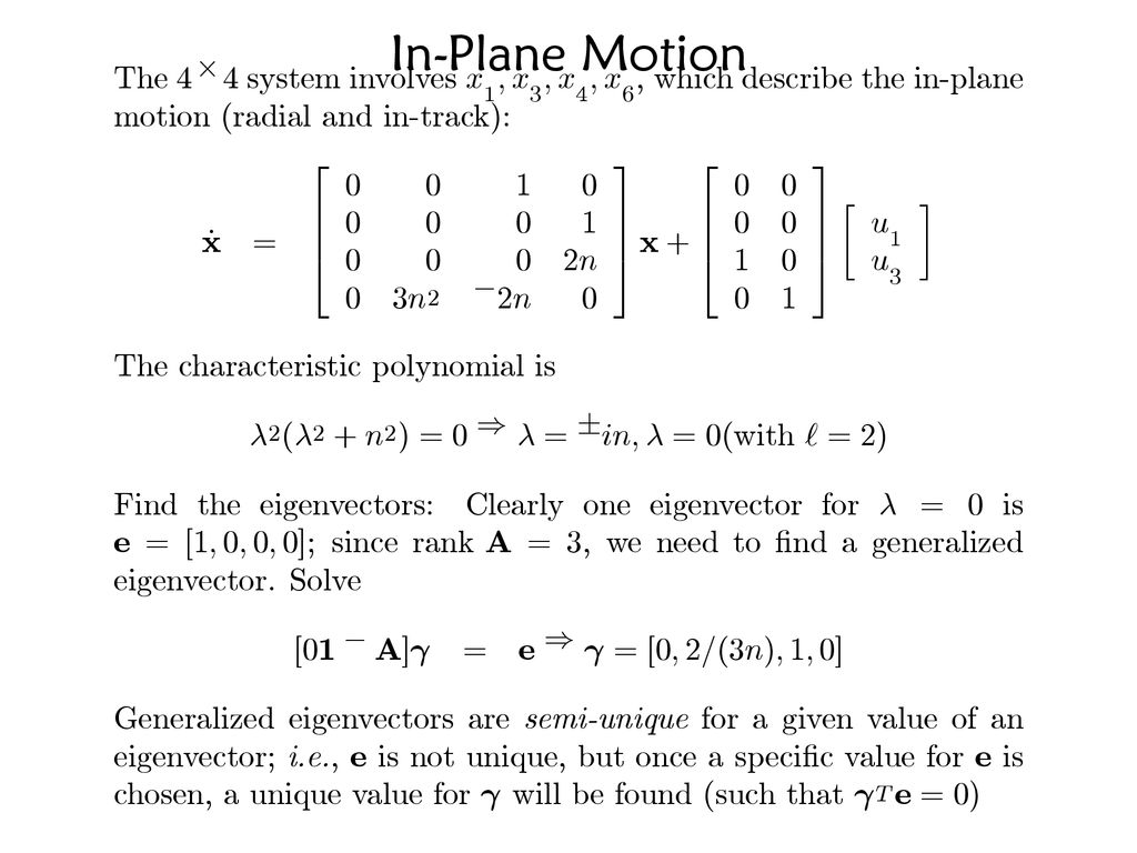 Spacecraft Translational Motion Ppt Download
