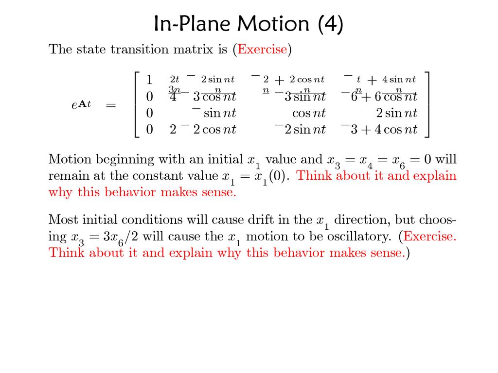 Spacecraft Translational Motion Ppt Download