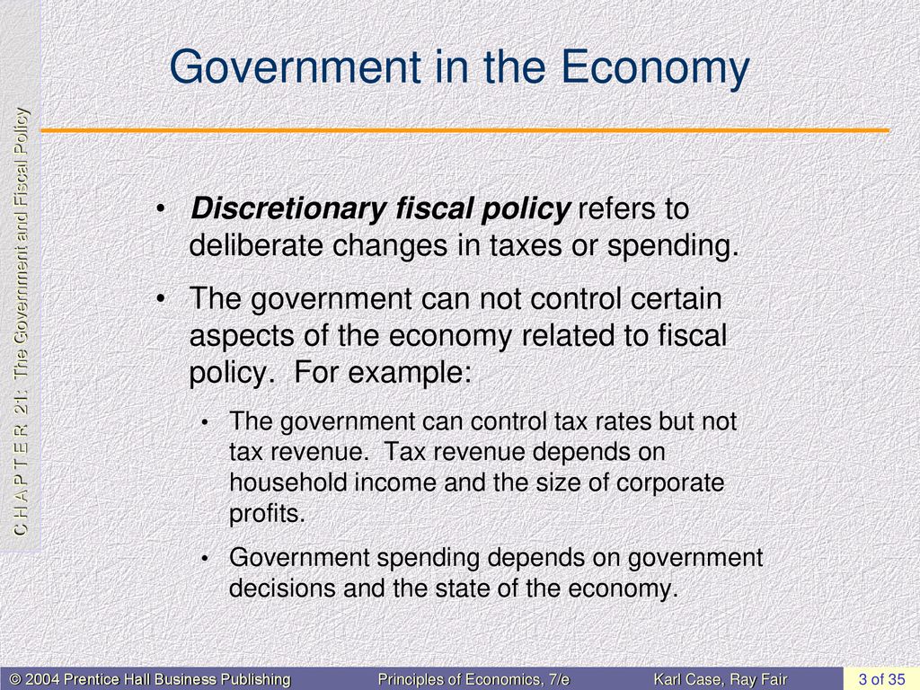 The government and fiscal policy ppt download