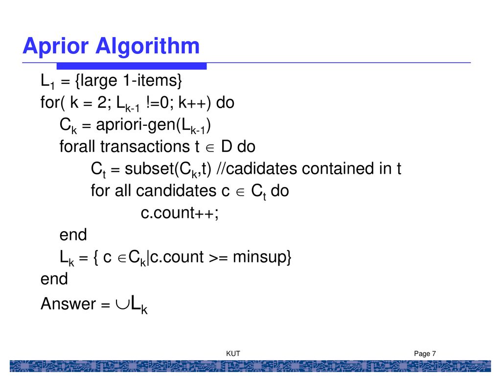 Graduate Course DataMining - ppt download