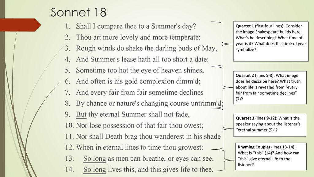 Today's Agenda Sonnet 130 — identify & analyze imagery - ppt download
