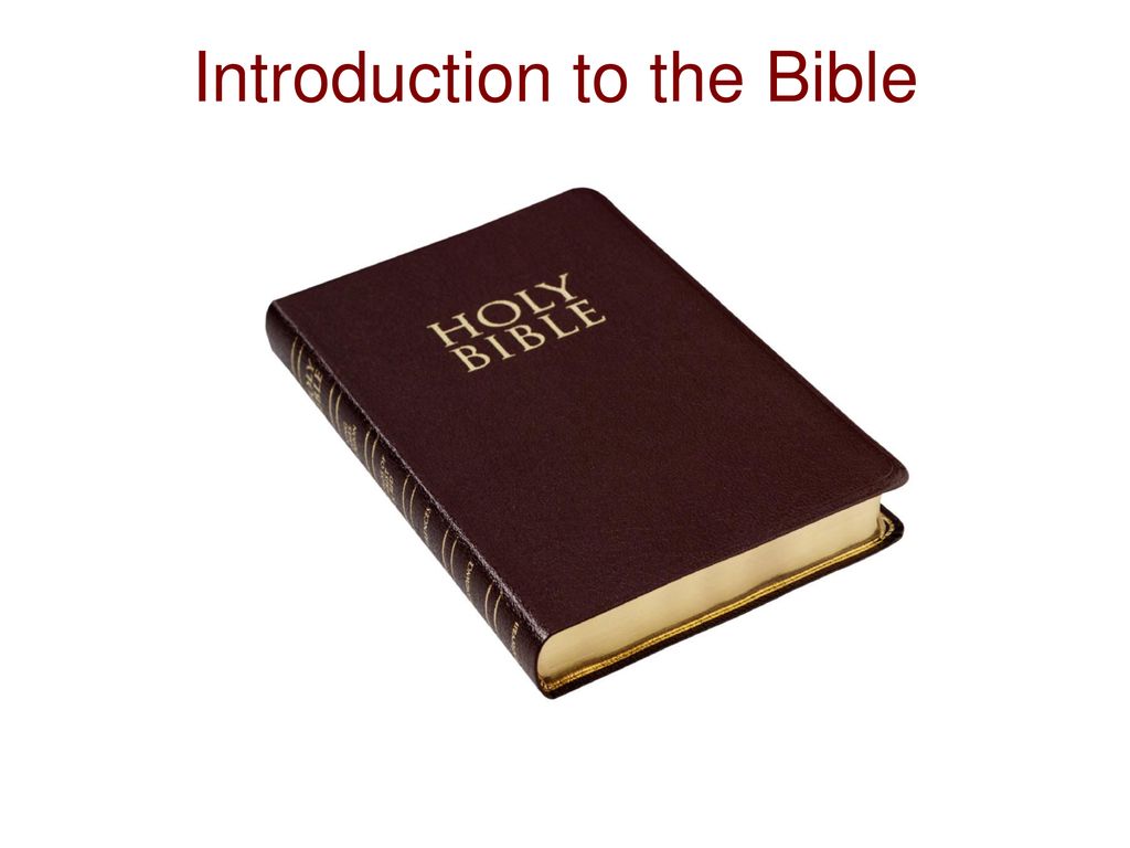 Introduction to the Bible