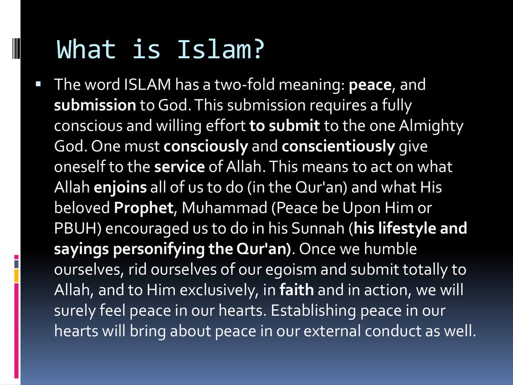 Islam in English. - ppt download