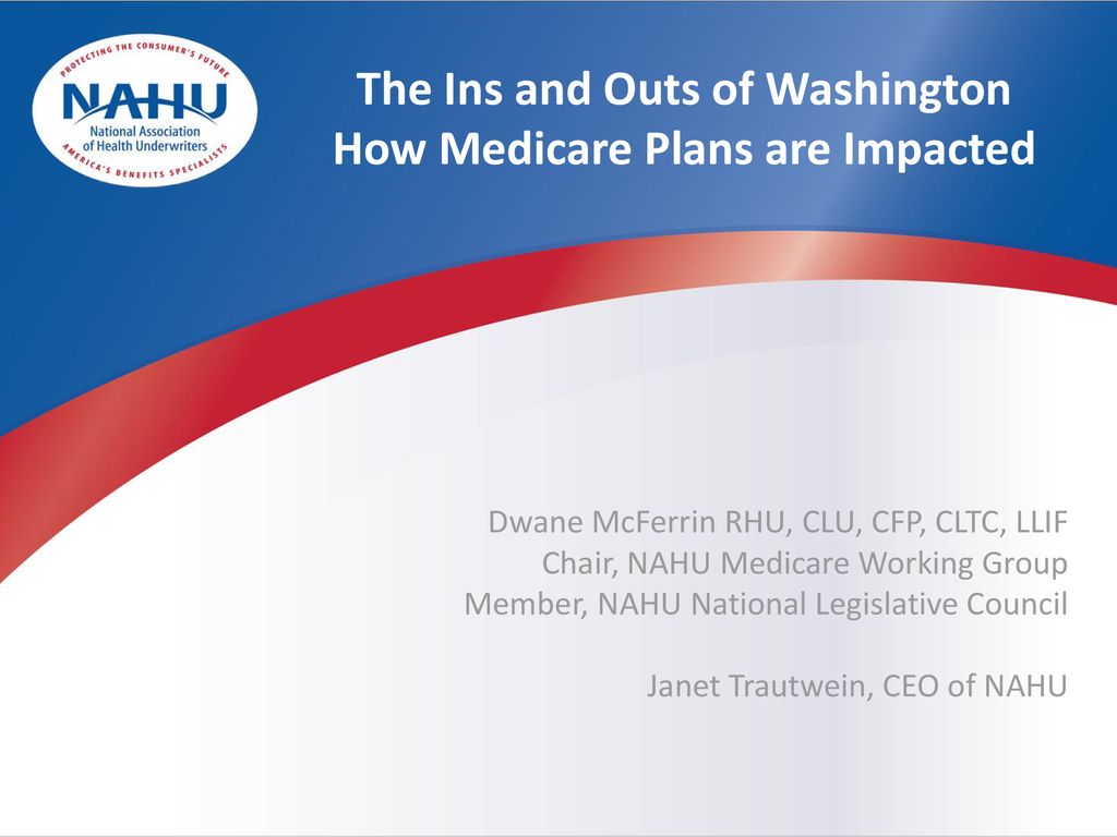 The Ins and Outs of Washington How Medicare Plans are Impacted ppt