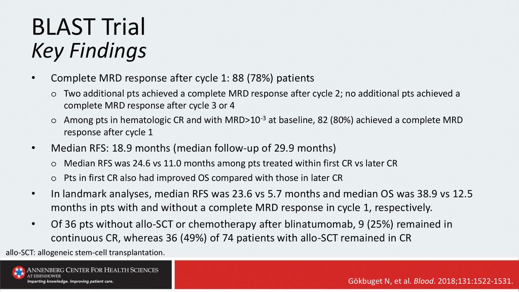 Blinatumomab Versus Chemotherapy For Advanced Acute Lymphoblastic ...